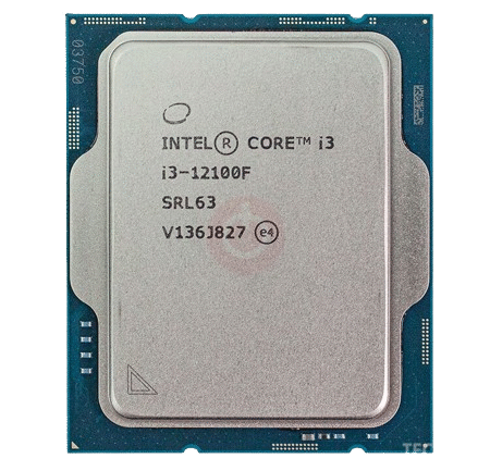 CPU Intel® Core™ i3-12100F Processor 12M Cache, up to 4.30 GHz Box CTY Tray
